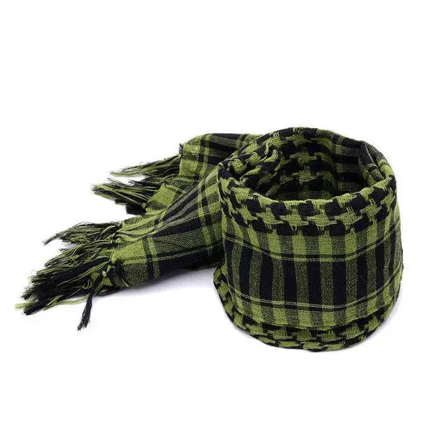 Cachecol tático de caça para homens e mulheres, Desert Keffiyeh, lenço de cabeça e pescoço, envoltório árabe, máscara Airsoft, lenço tático para caminhadas