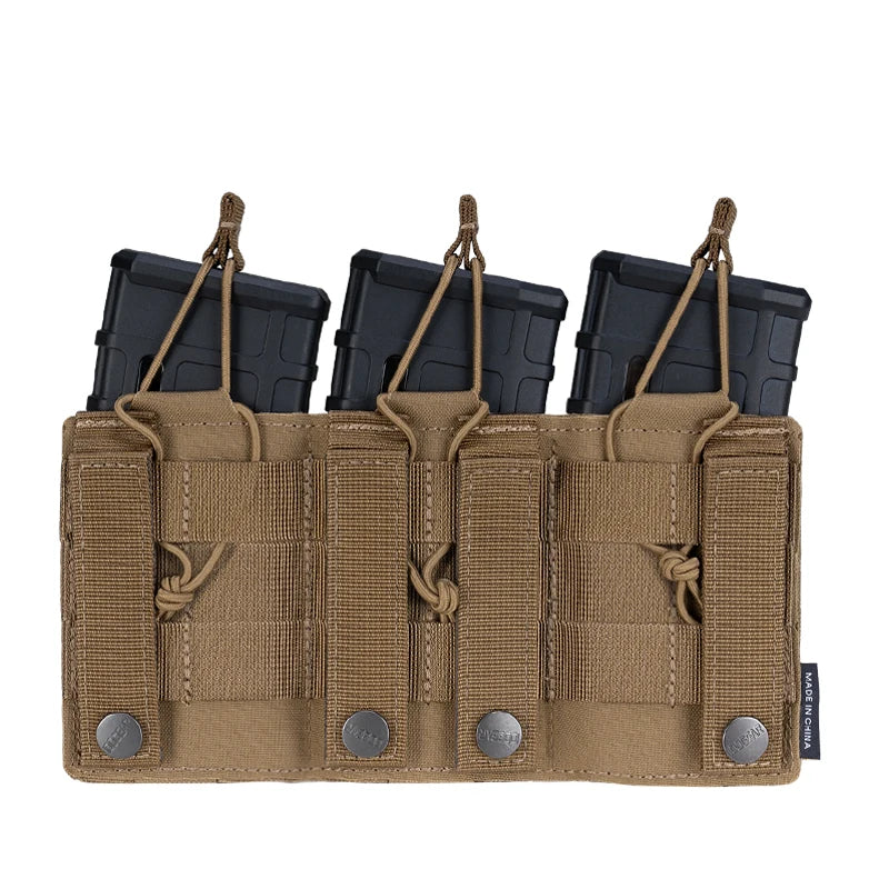 IDOGEAR Tático LSR 556 Mag Bolsa Triplo Mag Carrier MOLLE Bolsa Corte a Laser 3567