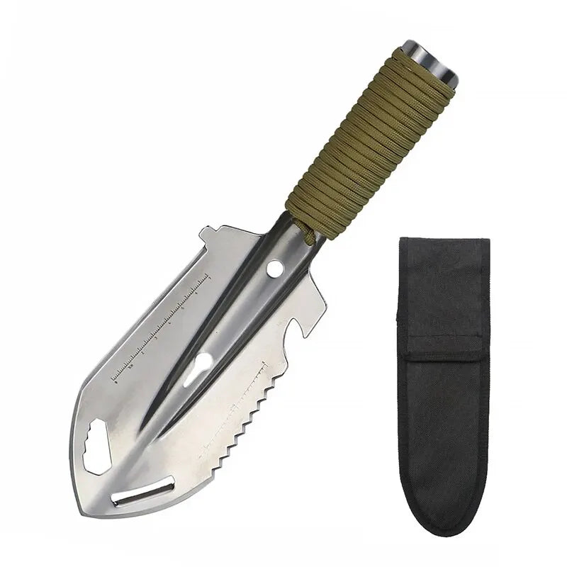 Pá Pinic portátil para acampar, Artilharia multifuncional, Equipamento de sobrevivência ao ar livre, Garden Tool, Caminhadas e Viajando