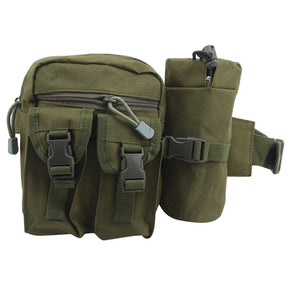 Pochete de nylon à prova d'água, masculina, tática, militar, exército, cintura, caminhadas, acampamento ao ar livre, cinto de ombro, esporte, bolsas de peito