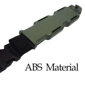 Faca de borracha modelo de treinamento militar entusiastas táticos faca de combate moddle treinamento bainha faca modelo brinquedo m9