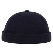 2024 novo gorro hip hop solidéu na moda cor streetwear portátil melão boné moda headwear bonés painéis elásticos hip hop chapéu