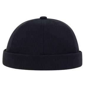 2024 novo gorro hip hop solidéu na moda cor streetwear portátil melão boné moda headwear bonés painéis elásticos hip hop chapéu