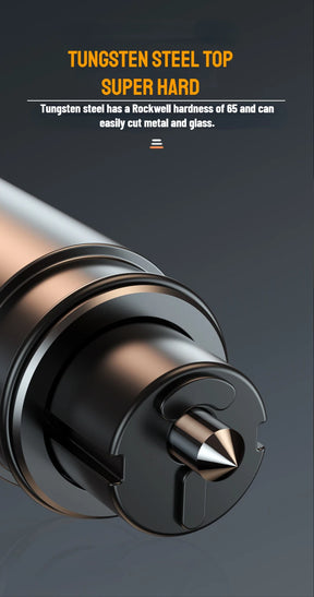 Martelo de segurança para carro 2 em 1, disjuntor de vidro de emergência, corte do cinto de segurança, alta dureza, aço de tungstênio, ferramenta de resgate, acessórios automotivos