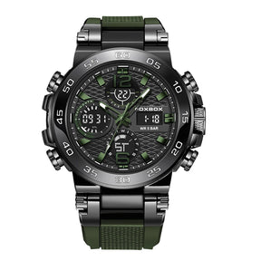 LIGE Digital Men Militar Watch 50m Relógio de pulso à prova d'água LED Relógio de quartzo Relógio esportivo Masculino Relógios grandes Homens Relogios Masculino