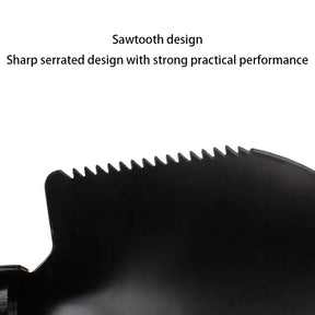 Dobrável portátil caminhão montado engenheiro pá barraca de acampamento ao ar livre pá auto-defesa ferramenta sobrevivência bússola saco de armazenamento