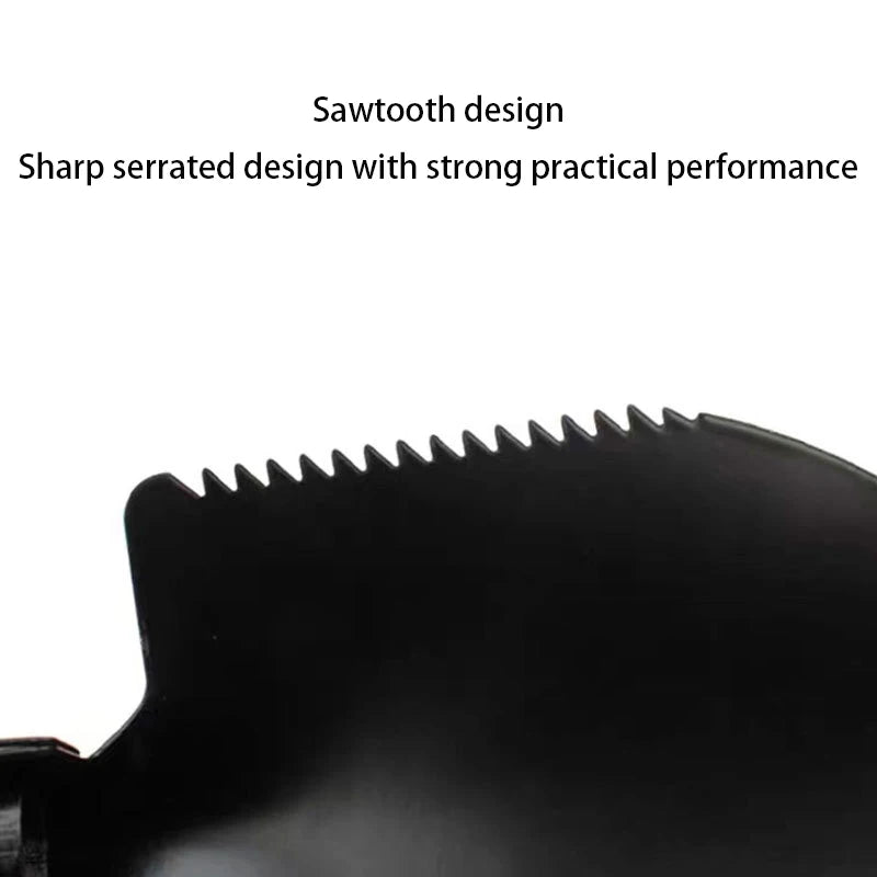 Dobrável portátil caminhão montado engenheiro pá barraca de acampamento ao ar livre pá auto-defesa ferramenta sobrevivência bússola saco de armazenamento