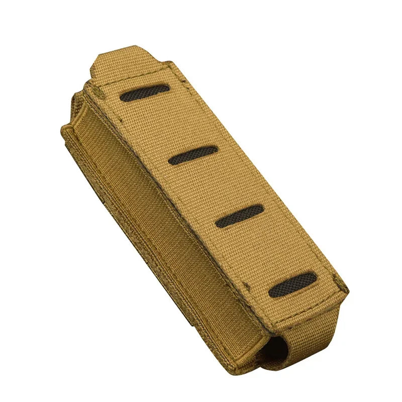 Molle 9mm bolsa de revista ao ar livre único mag titular universal corte a laser lanterna bolsa faca bolso caça engrenagem