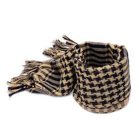 Cachecol tático de caça para homens e mulheres, Desert Keffiyeh, lenço de cabeça e pescoço, envoltório árabe, máscara Airsoft, lenço tático para caminhadas