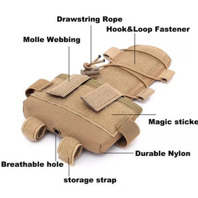 Bolsa de bateria capacete tático mk1 contrapeso bolsa capacete nvg bateria equilíbrio saco de peso capacetes acessórios