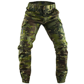 Mege tático joggers ao ar livre ripstop carga calças roupas de trabalho caminhadas calças streetwear masculino