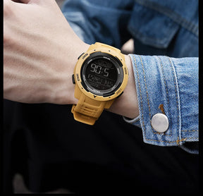 SMAEL-8105 Relógios digitais para homens, esportes LED relógios de pulso, relógio impermeável, cronômetro luz digital, 50m