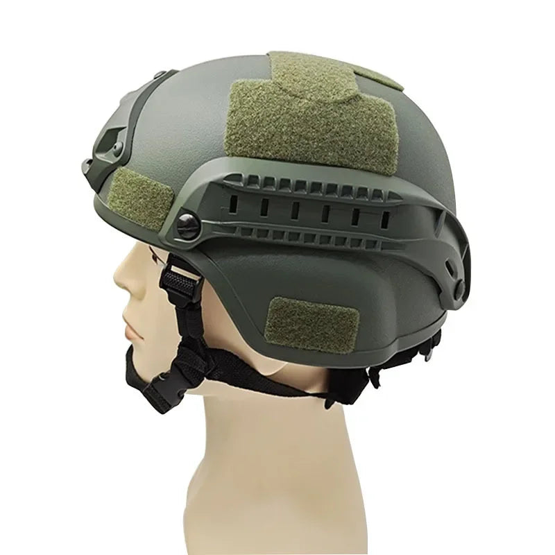 Capacete rápido mich2000 airsoft mh capacete tático ao ar livre tático paintball cs swat equitação proteger equipamentos