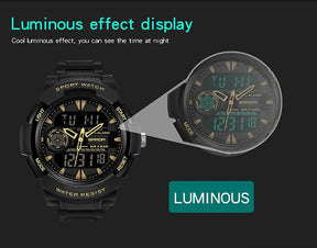 Sanda marca superior g-estilo relógio militar masculino led digital esportes cronômetro relógios homem à prova dwaterproof água relógio de pulso de quartzo eletrônico dos homens