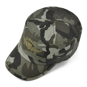 Moda usnaval carta bordado boné de beisebol primavera outono ao ar livre ajustável chapéus casuais masculino topo plano capitão militar bonés