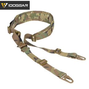 IDOGEAR Tactical R-ifle Slingster 2 Pontos Caça Quick Pull Ranger Verde 3428