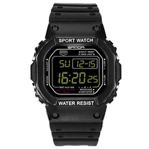 SANDA-G Style Relógio Militar para Homens e Mulheres, Resistente À Água, Relógios Esportivos, Quadrado LED, Relógios de Pulso Digitais, Presente Casal, Moda