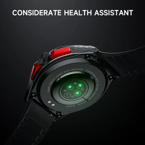 Lokmat-cometa 2 pro relógio inteligente, à prova d'água, com bluetooth, rastreador de fitness, freqüência cardíaca, mensagem, por telefone