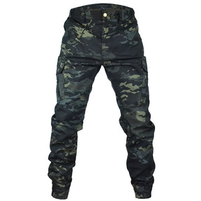Mege tático joggers ao ar livre ripstop carga calças roupas de trabalho caminhadas calças streetwear masculino