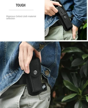 Novo edc tático facas capa sacos de náilon oxford conjunto faca dobrável embalagem caso náilon presente conjunto faca alicate bainha bolsa