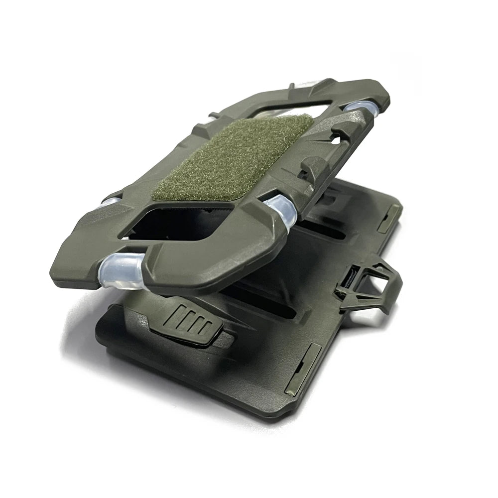 Suporte tático molle para telefone, placa de navegação dobrável, equipamento de retenção para celular, acessórios para colete de caça airsoft