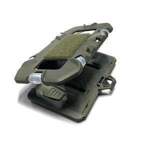 Suporte tático molle para telefone, placa de navegação dobrável, equipamento de retenção para celular, acessórios para colete de caça airsoft