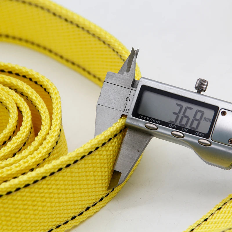 Corda de reboque de carro off road puxando corda 5 toneladas 4m 5m reboque com resgate puxando corda de fio de aço engrossado especial