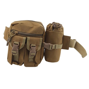 Pochete de nylon à prova d'água, masculina, tática, militar, exército, cintura, caminhadas, acampamento ao ar livre, cinto de ombro, esporte, bolsas de peito