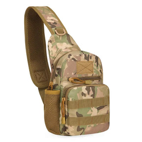 Ao ar livre tático camuflagem chaleira pacote de peito sacos dos homens caminhadas mochila náilon caça pesca molle exército trekking bolsa ombro