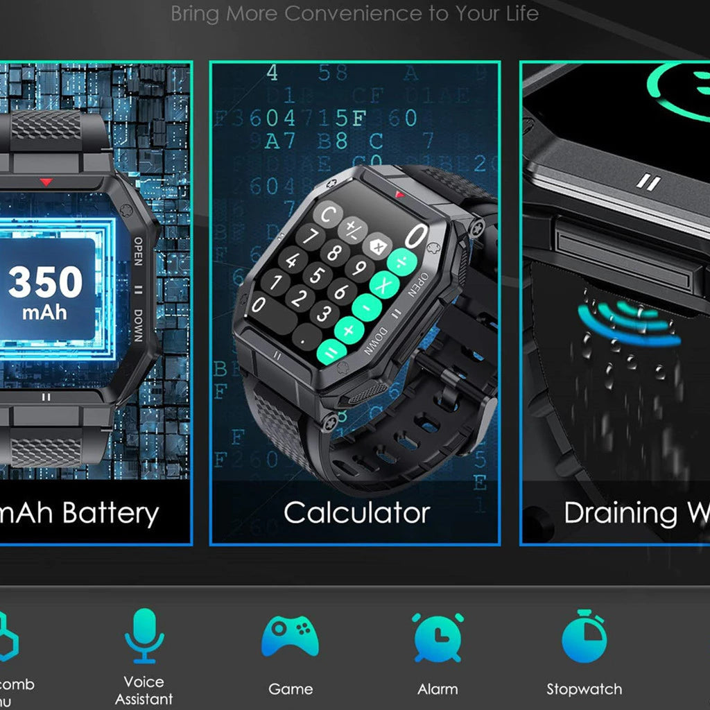 Smartwatch Militar 5ATM Resist